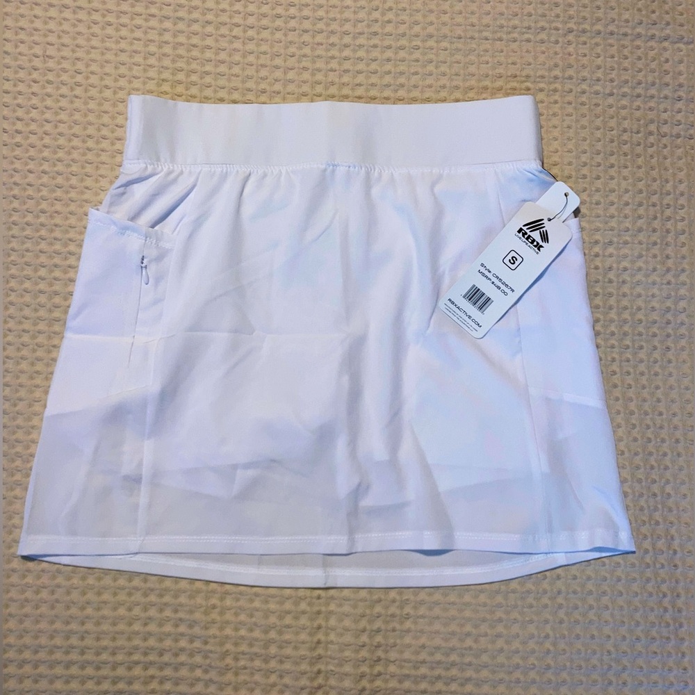 RBX White Athliesure Tennis Skirt Size Small